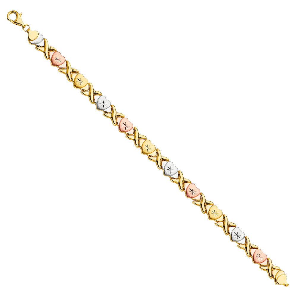 14K 3C Stampato Bracelet