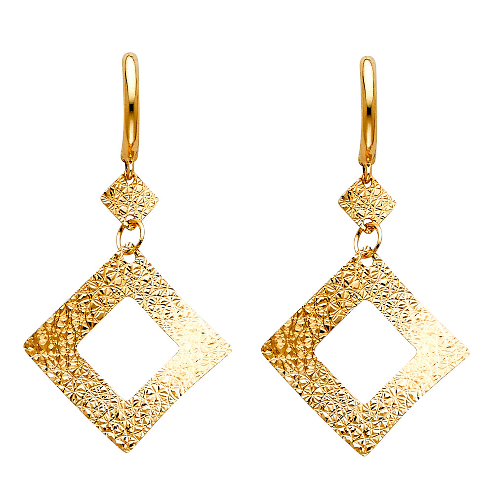 14KY Dangling Earrings