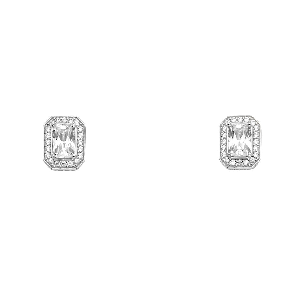14KW CZ Earrings/Set