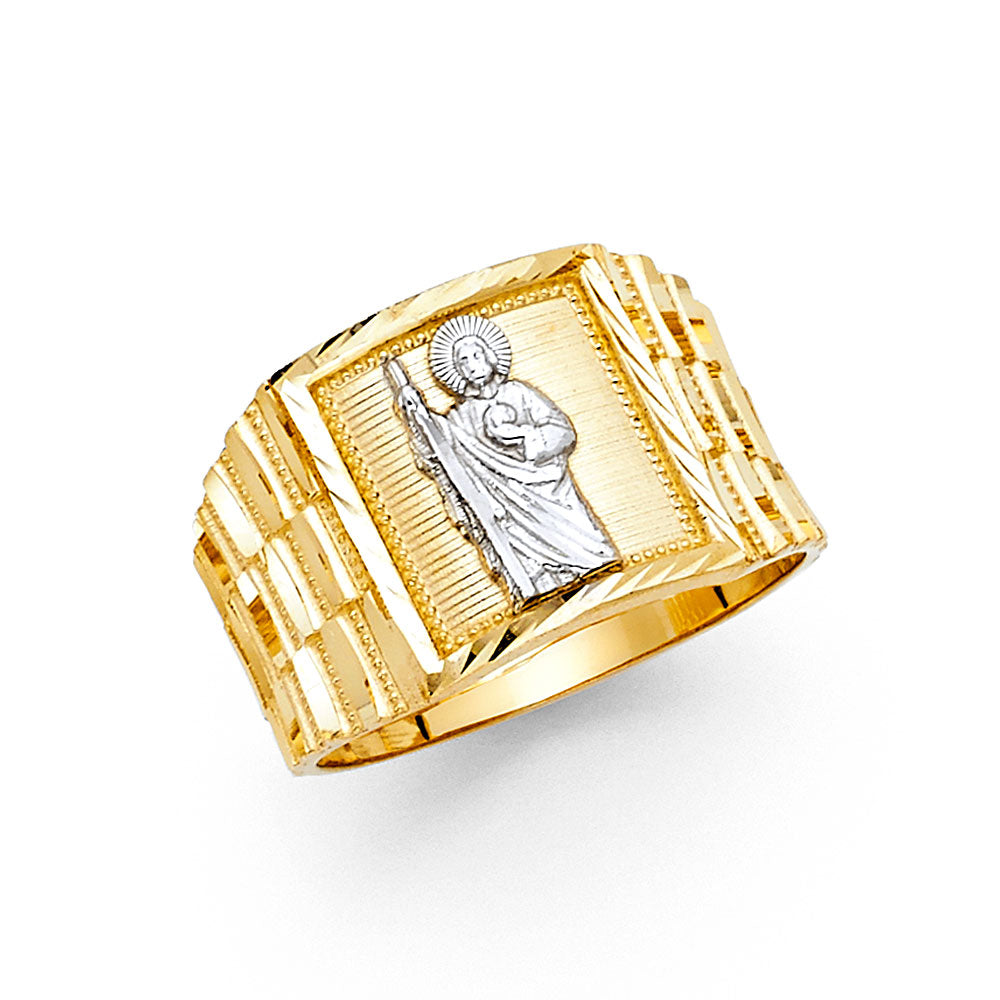 14K 2T Men's Ring